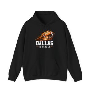 Dallas Football Flaming Ball Hoodie — Sports Fan Pullover