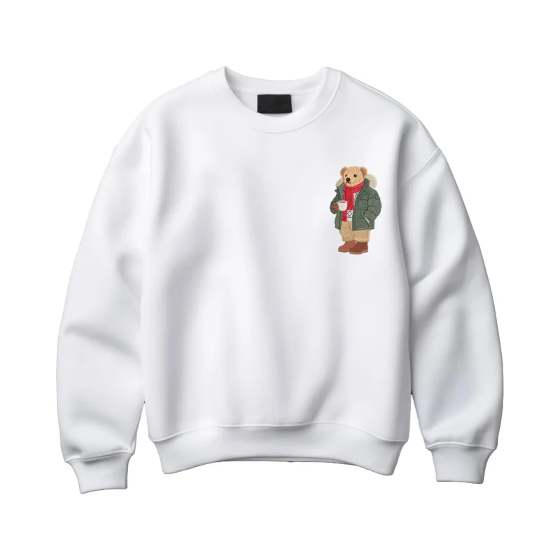 Ralph lauren polo bear embroidery design