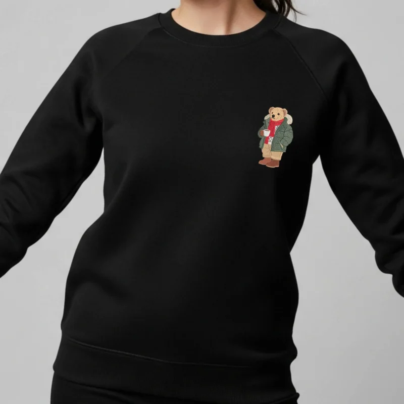 Ralph lauren polo bear embroidery design