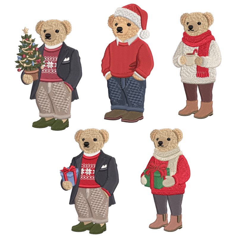 Christmas Ralph Lauren Embroidery